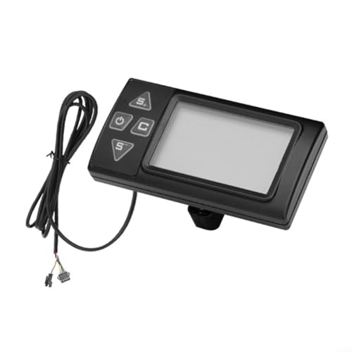ARMYJY E-Bike LCD Display Panel, 24V 36V 48V mit 5 Pin Kabel SM Schnittstelle für Elektrofahrradteile Wasserdicht IP65 von ARMYJY