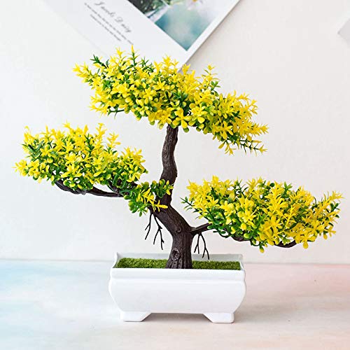 ARMYJY Künstlicher Bonsai-Baum, gefälschte Pflanze im Topf, künstliche Pflanzen, Bonsai-Pflanze für Zuhause, Büro, Hof, Dekoration, Desktop-Display von ARMYJY