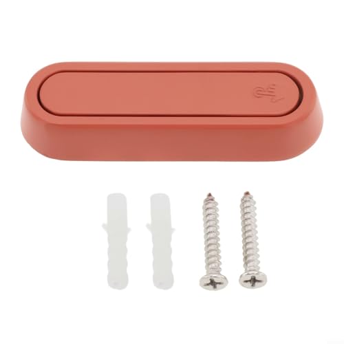ARMYJY Wandmontierte Klapphaken für Handtücher und Kleidung, platzsparend, Zinklegierung, Design für Zuhause (Orange) von ARMYJY