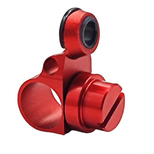 DIY Angelrolle Teil große Lochlehre kompatibel mit ABU für Alcib für BF LTX für BF8 CNC-gefräste Aluminiumlegierung 4 5 3 8 mm Drahtloch entworfen für Casting Reel Upgrade (rot) von ARMYJY