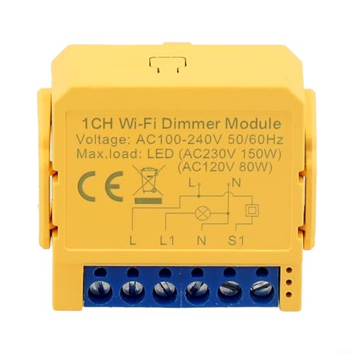 Einfach zu bedienendes WiFi-Dimmer-Modul für Tuya und für Smartlife App (WiFi 1-Gang) von ARMYJY