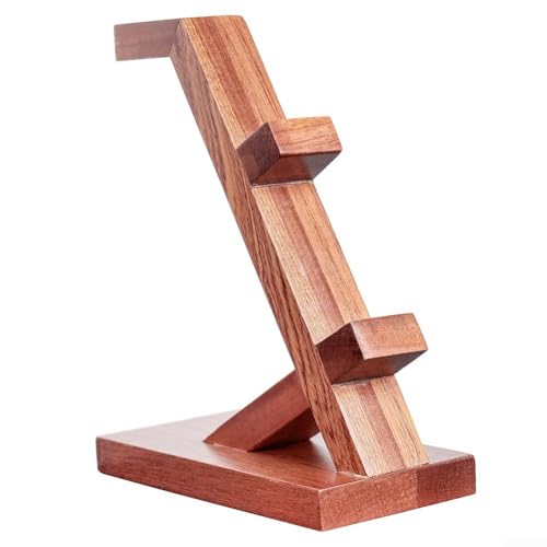 Eleganter Holz-Controller und Headset-Halter für Gamer Clutter Design (braun) von ARMYJY