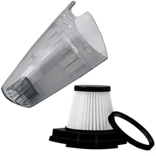 Ersatz-Staubbecher und Filter, fängt Allergene schnell leer Design umweltfreundlich 2 Stück für Midea SC861 SC861A U1 Staubsauger von ARMYJY