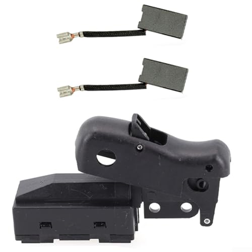 Ersatzschalter Trigger Teil, 606056-00 N548978 Schalterauslöser 381028-02 Kohlebürste für DeWalt für DW715 DW716 von ARMYJY