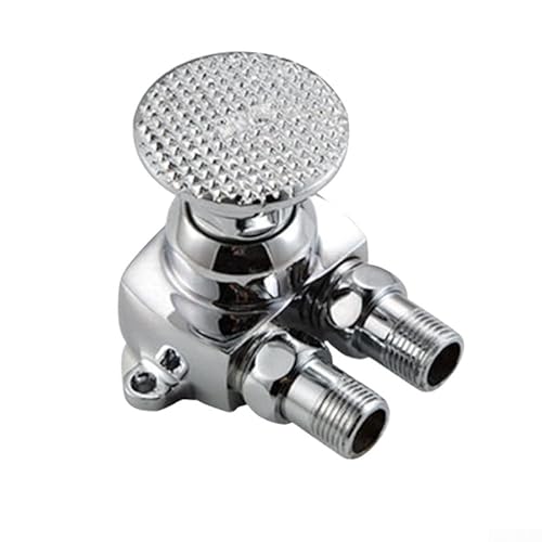 Fußpedal-Wasserhahn, einzelner Kaltwasser-Pedal-Kontrollschalter, Wasserhahn, Fußprofil-Wasserhahn für Küchen-Labor von ARMYJY