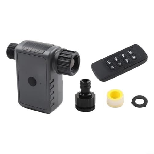 Gartenbewässerungs-Timer-System, Fernbedienung, Wasserventil-Controller mit 6 Modi, IP55 wasserdichtes Design für den Außenbereich, 50 m Reichweite Gartenbewässerungs-Timer-System, Fernbedienung, Wasserventil-Controller mit 6 Modi, IP55 wasserdichtes Design für den Außenbereich, 50 m Reichweite von ARMYJY