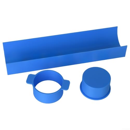 Kuchen-Backformen, Kunststoff, rund, Kuchen, Desserts, Kekse, Formen mit 22,9 cm Tablett für Zuhause, Backen, Hochzeit, Party (blau) von ARMYJY