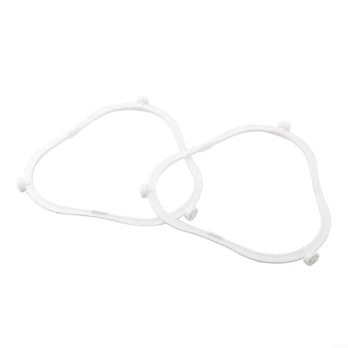 Mikrowellen-Glas-Tablett-Halterungsring 2er-Set Quick Fix für Modelle 8206227 und W10435114, minimiert Lärm Mikrowellen-Glas-Tablett-Halterungsring 2er-Set Quick Fix für Modelle 8206227 und W10435114, minimiert Lärm von ARMYJY
