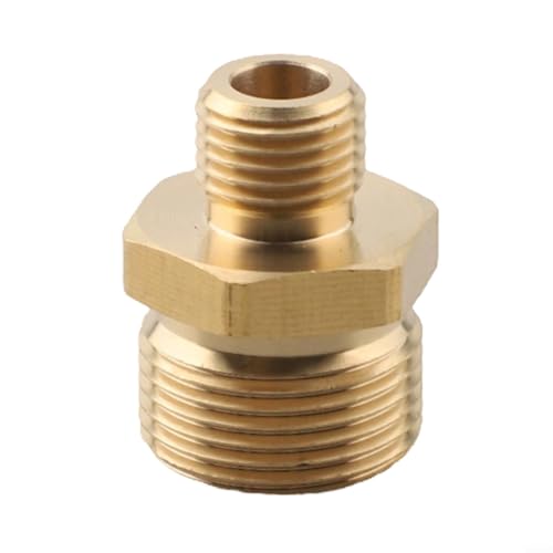 Nahtloser 22 mm auf 15 mm Schlauchanschlussadapter für Waschmaschinen, rostbeständiges Messing Nahtloser 22 mm auf 15 mm Schlauchanschlussadapter für Waschmaschinen, rostbeständiges Messing von ARMYJY