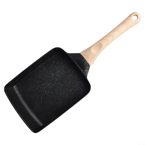 Ofenfreundlich und leicht zu reinigen. Erleben Sie die Vorteile unserer Tamagoyaki-Bratpfanne (schwarz) von ARMYJY