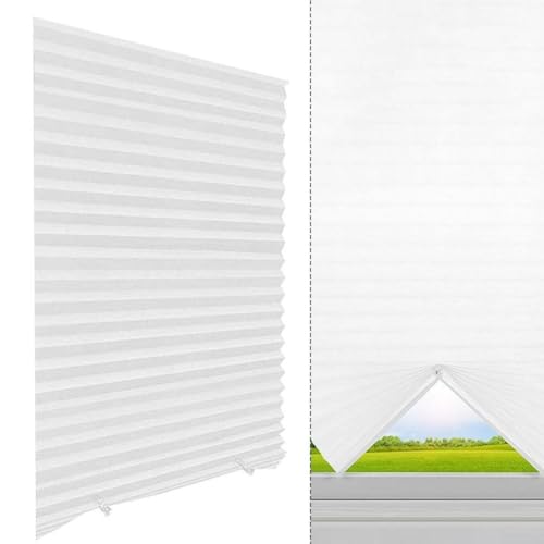 Platzsparende Verdunkelungsrollos mit einfacher Einrichtung, geeignet für verschiedene Fenstertypen (90 x 150 cm) von ARMYJY