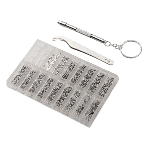 Professionelles Brillenreparatur-Set mit 1000 sortierten Schrauben und wichtigen Werkzeugen für schnelle Befestigung Professionelles Brillenreparatur-Set mit 1000 sortierten Schrauben und wichtigen Werkzeugen für schnelle Befestigung von ARMYJY