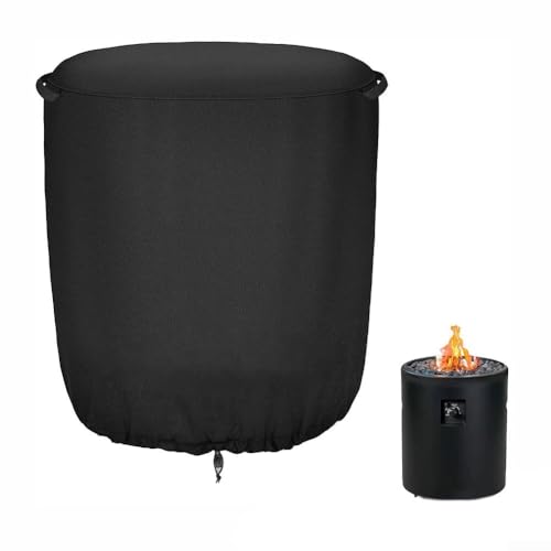 Runde Feuerabdeckung, wasserdicht, rund, für Feuertopf, Grillabdeckung, Oxford-Gewebe, staubdichter Schutz, 68 x 61 cm (210D) von ARMYJY