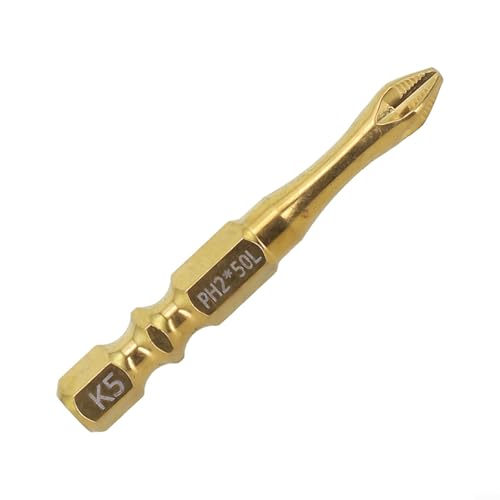 Rutschfester PH2 magnetischer Kreuz-Schraubendreher-Bit aus K5-Stahllegierung für Zuverlässigkeit (50 mm) von ARMYJY