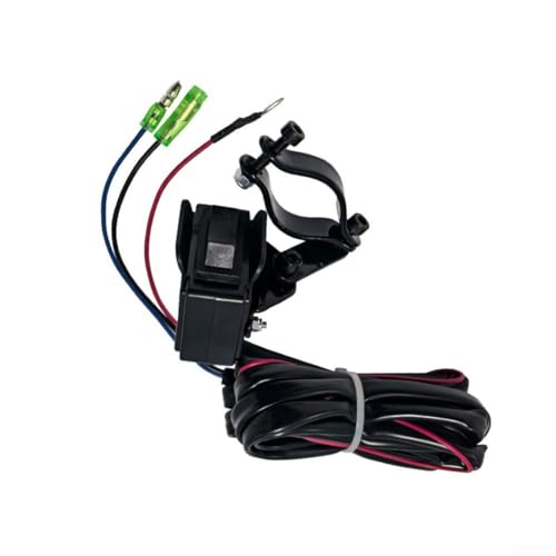 Seilwinde Steuerschalter, DC 12 V Seilwinde Control Rocker Thumb Operation Schalter mit Montagehalterung für UTV Seilwinde Steuerschalter, DC 12 V Seilwinde Control Rocker Thumb Operation Schalter mit Montagehalterung für UTV von ARMYJY