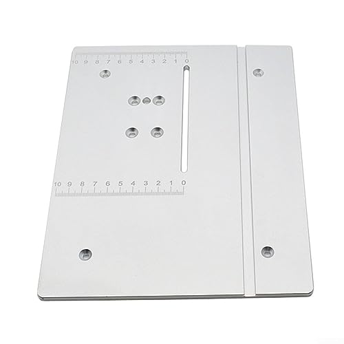 T60 Aluminium Router Tisch Einsatz Platte 240 X 200x6mm Für Tisch Säge Holzbearbeitung von ARMYJY