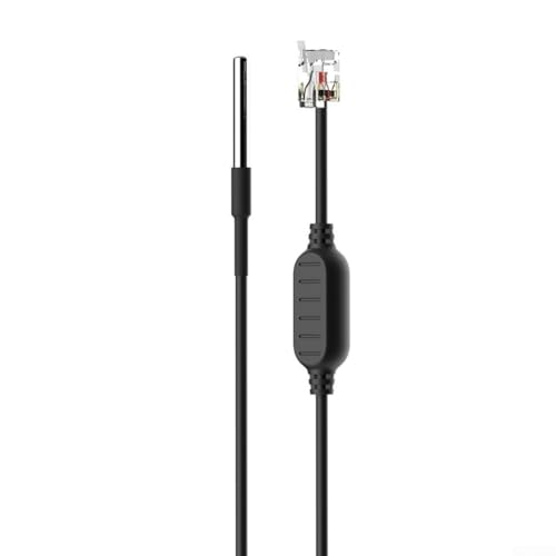 Wasserdichter Temperatursensor, wasserdichter Temperatur-Feuchtigkeitsschalter mit 150 cm Kabel für WTS01 von ARMYJY