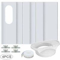 Ensemble de 4 plaques réglables pour kit de fenêtre, utilisées pour le montage de climatiseurs avec tuyau d'échappement de 13 cm de diamètre. von ARNAULT