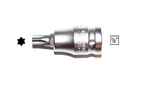 Bit Torx T 20 - T 70, mit Stecknuss für Ratsche 1/2 Zoll, Torxstecknuss, Stecknuss (T20) von ARNDT