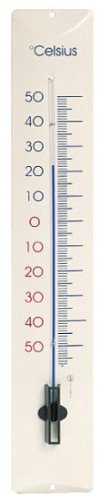 Kapillarthermometer aus Metall 420 x 75 mm Innen- und Außenthermometer Dr. Friedrichs Gruppe von ARNDT