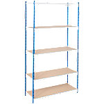 ARNO SPACE Grundregal Arno - Workshop 5 Blau 1.000 x 400 x 2.000 mm von ARNO SPACE