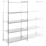 ARNO SPACE Grundregal Epsilon 5 Hellgrau 1.040 x 500 x 2.000 mm von ARNO SPACE