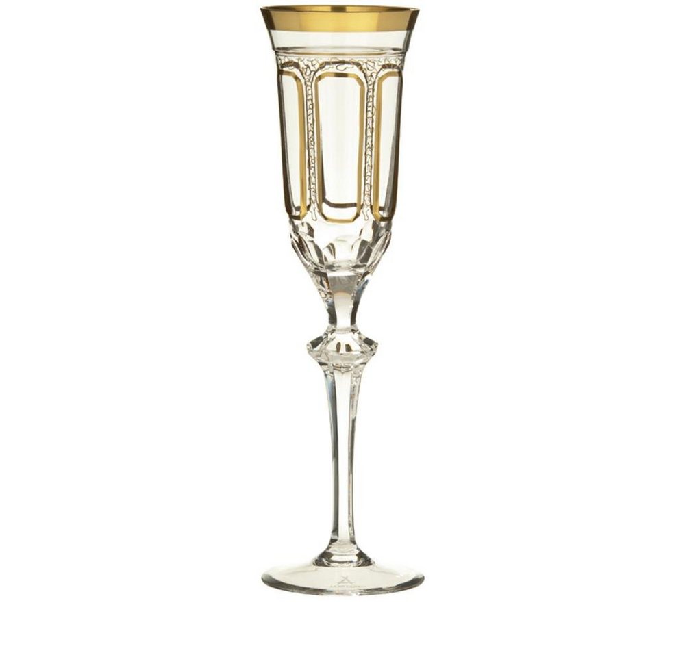 ARNSTADT KRISTALL Champagnerglas Antike (25,3 cm) - Kristallglas mundgeblasen · von Hand geschliffen ·, Kristall von ARNSTADT KRISTALL