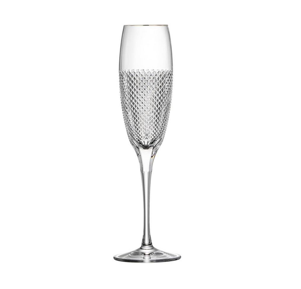 ARNSTADT KRISTALL Champagnerglas Sektglas Oxford Platin (25 cm) - Kristallglas mundgeblasen · von Hand, Kristallglas von ARNSTADT KRISTALL