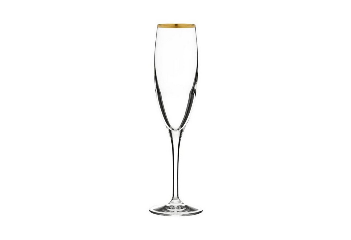 ARNSTADT KRISTALL Champagnerglas Sektglas Pure Gold (23,3 cm) - Kristallglas mundgeblasen · von Hand ge, Kristallglas von ARNSTADT KRISTALL