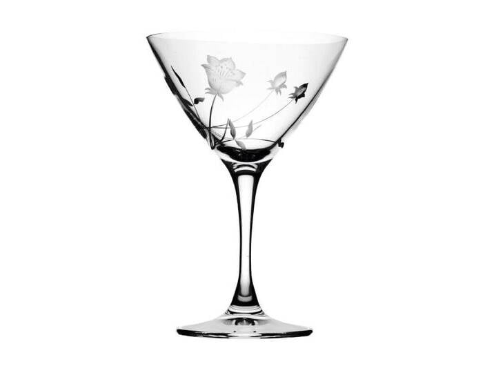 ARNSTADT KRISTALL Cocktailglas Cocktailglas Liane (24,5 cm) Kristall . mundgeblasen . handmade von ARNSTADT-KRISTALL