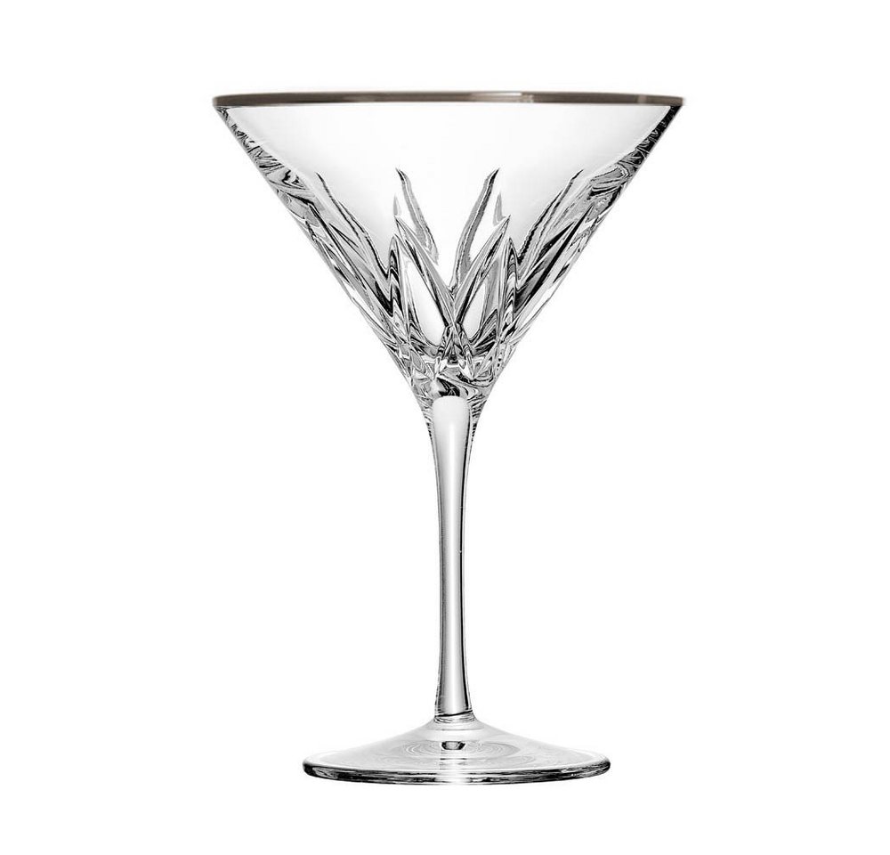 ARNSTADT KRISTALL Cocktailglas Cocktailglas London Platin (17,5 cm) - Kristallglas mundgeblasen · ha von ARNSTADT KRISTALL