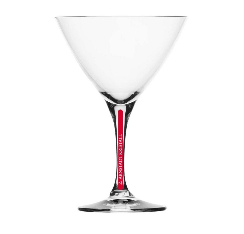 ARNSTADT KRISTALL Cocktailglas Cocktailglas Redstripe clear (17,4 cm) Kristallglas mundgeblasen · han von ARNSTADT KRISTALL