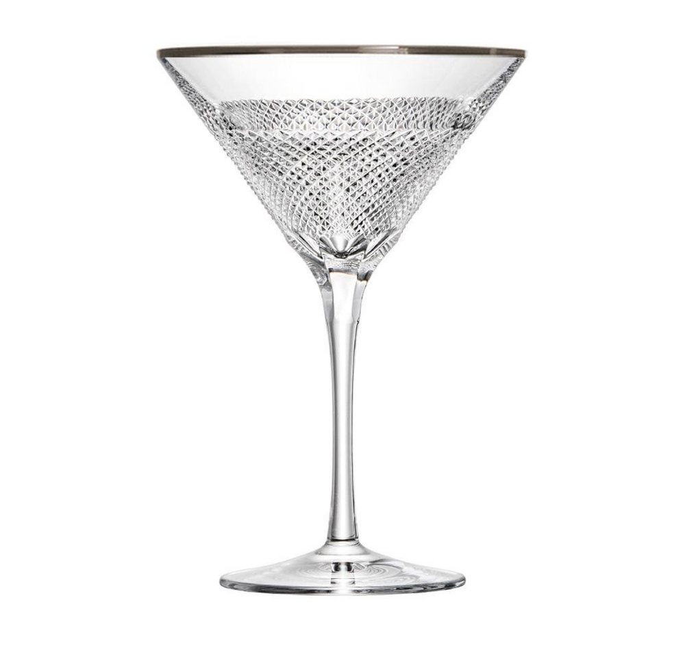 ARNSTADT KRISTALL Cocktailglas Oxford Platin (17,5 cm) - Kristallglas mundgeblasen · von Hand geschli von ARNSTADT KRISTALL