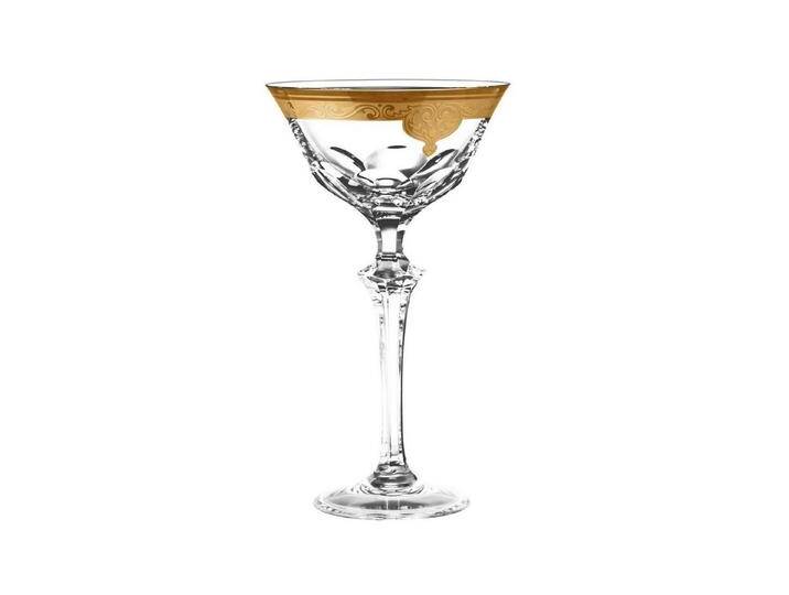 ARNSTADT KRISTALL Cocktailglas Sanssouci (19,8 cm) - Kristallglas mundgeblasen · von Hand geschliffen, Kristallglas von ARNSTADT-KRISTALL