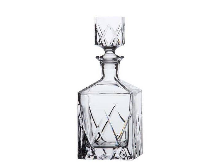 ARNSTADT KRISTALL Karaffe Whisky Karaffe London (25cm) - Kristallglas mundgeblasen · handgeschli, (1-tlg) von ARNSTADT-KRISTALL
