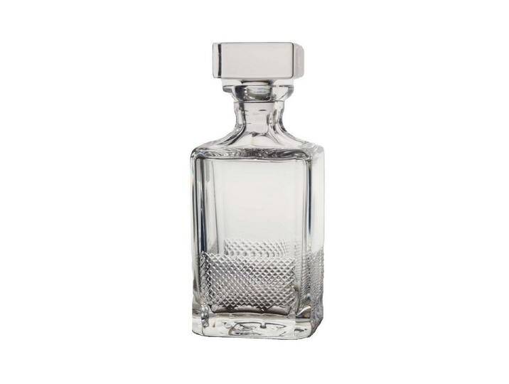 ARNSTADT KRISTALL Karaffe Whisky Karaffe Oxford (25 cm) Kristallglas mundgeblasen · von Hand ge, (1-tlg) von ARNSTADT-KRISTALL