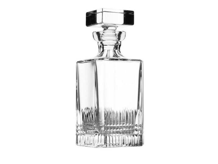 ARNSTADT KRISTALL Karaffe Whiskykaraffe Empire (25 cm) Kristallglas mundgeblasen · von Hand gesc, (1-tlg) von ARNSTADT-KRISTALL