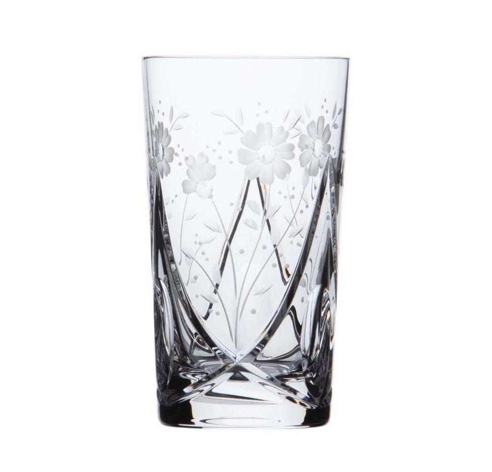 ARNSTADT KRISTALL Longdrinkglas Longdrinkglas Romantik (14 cm) - Kristallglas mundgeblasen · handgesch von ARNSTADT KRISTALL