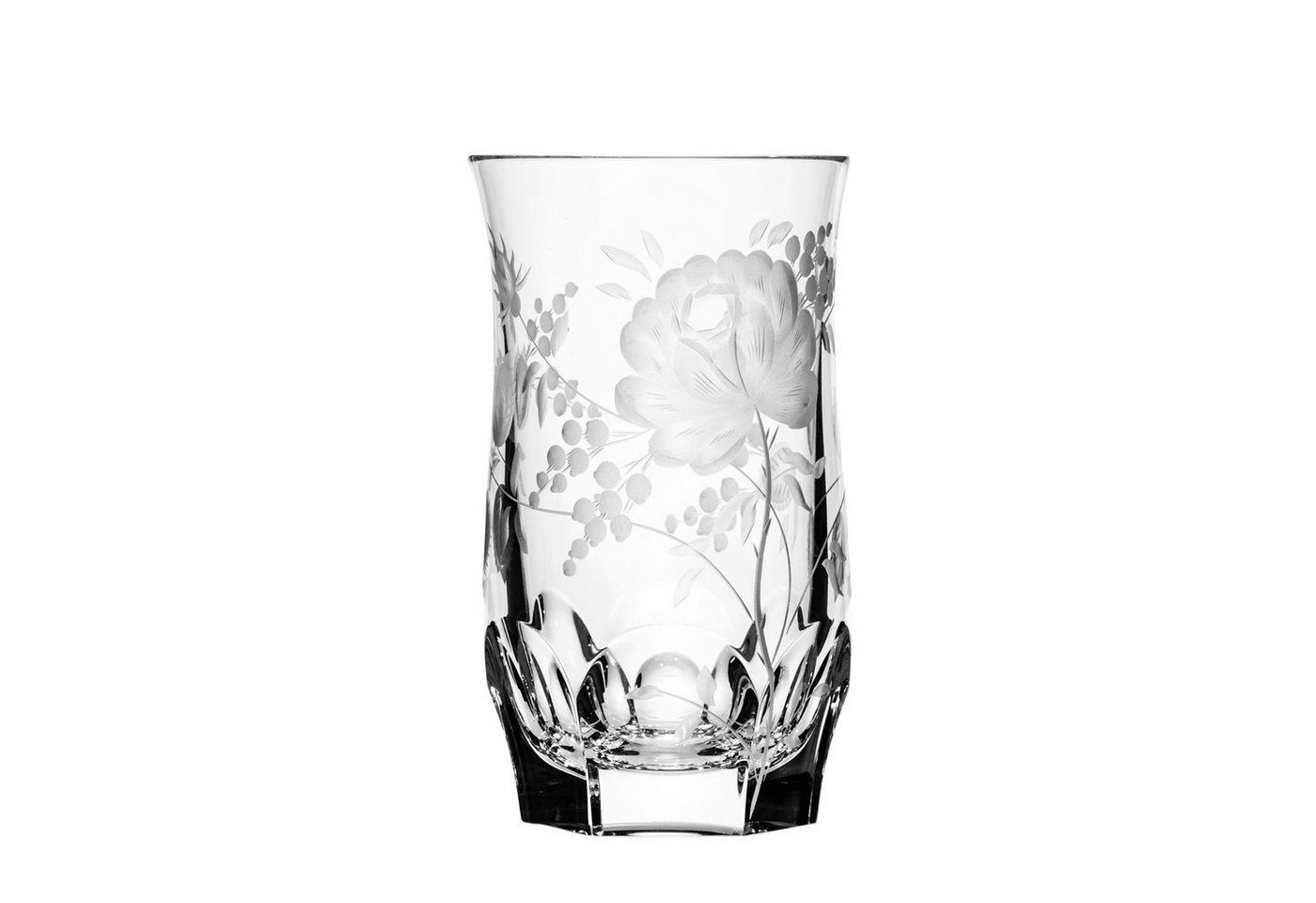 ARNSTADT KRISTALL Longdrinkglas Primerose clear (12,7 cm) - Kristallglas mundgeblasen · handgeschliffe, Kristallglas von ARNSTADT KRISTALL