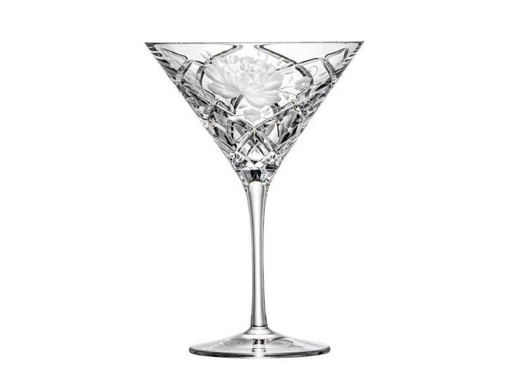 ARNSTADT KRISTALL Martiniglas Cocktailglas Martiniglas Sunrose (17,5 cm) - Kristallglas mundgeblasen von ARNSTADT-KRISTALL