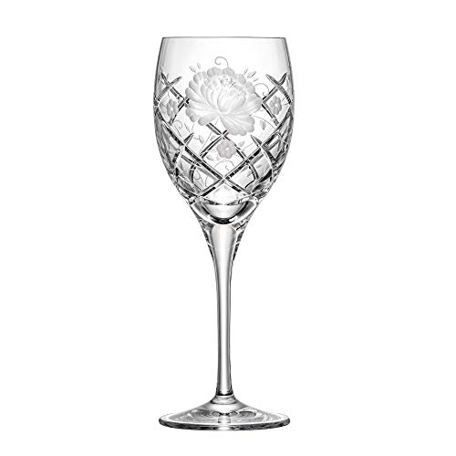 ARNSTADT KRISTALL Rotweinglas Sunrose (24 cm) - Kristallglas mundgeblasen · handgeschliffen · Handmade in Germany von ARNSTADT KRISTALL