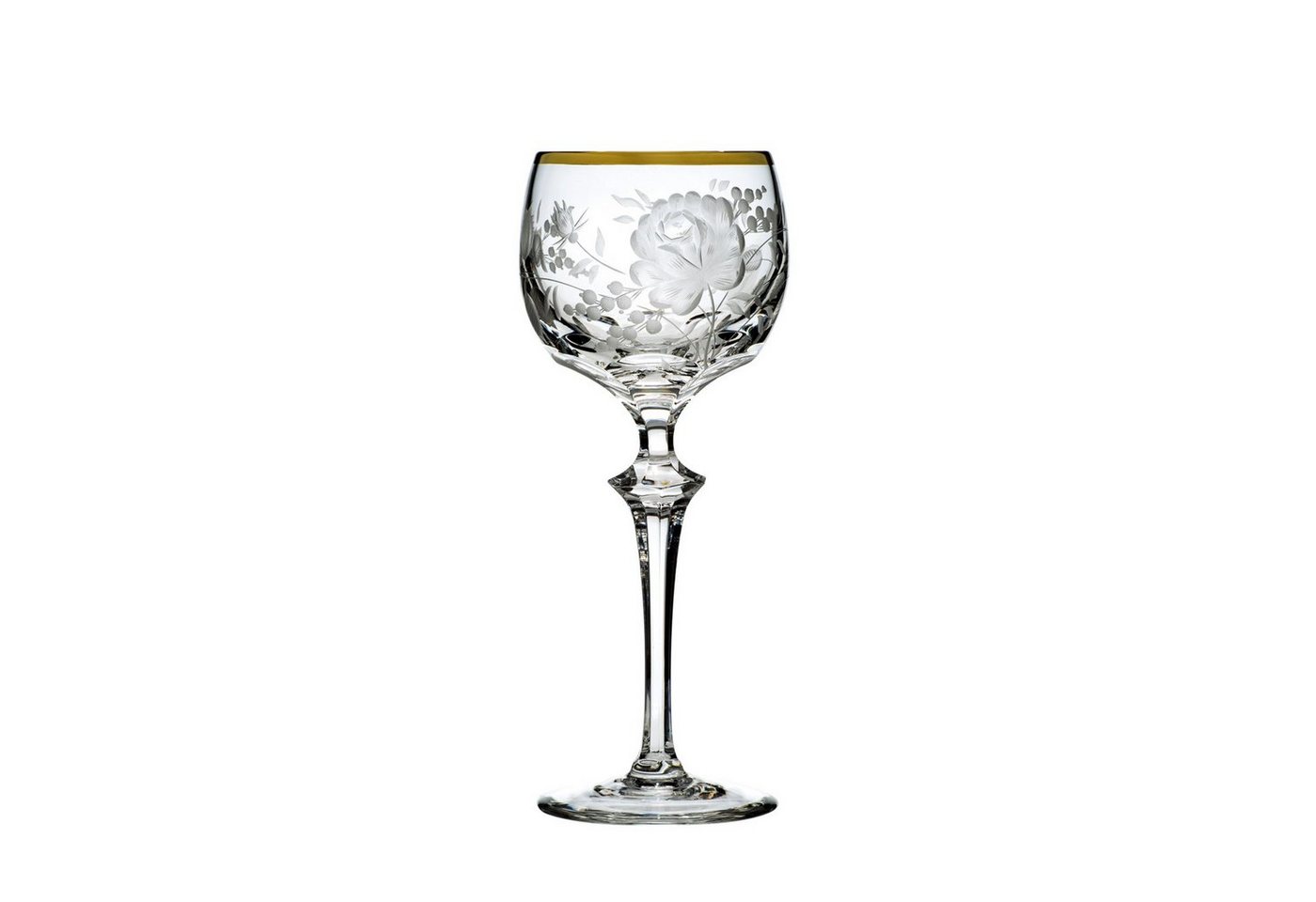 ARNSTADT KRISTALL Rotweinglas Weinglas Primerose gold (23,5 cm) Kristallglas mundgeblasen · 24K Gold, Kristallglas von ARNSTADT KRISTALL
