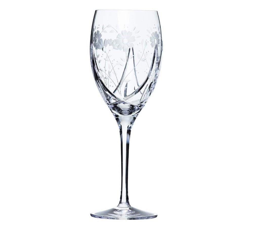 ARNSTADT KRISTALL Rotweinglas Weinglas Romantik hell (24 cm) - Kristallglas mundgeblasen · von Hand, Kristallglas von ARNSTADT KRISTALL