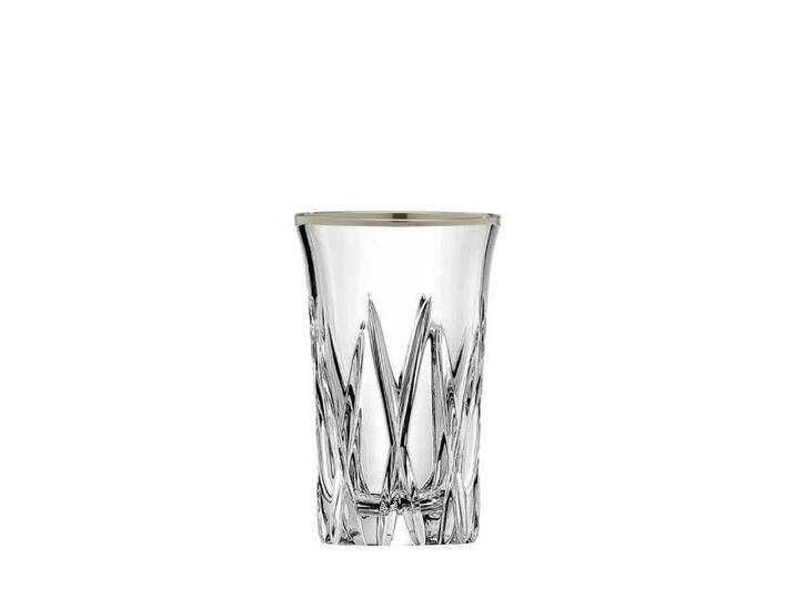 ARNSTADT KRISTALL Schnapsglas London Platin (8 cm) - Mundgeblasen · von Hand geschliffen · Made in G, Kristallglas, 33086 von ARNSTADT-KRISTALL