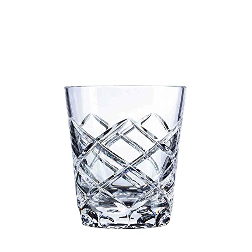 ARNSTADT KRISTALL Trinkglas Wasserglas Whiskyglas Sunline (8,5 cm) - Kristallglas mundgeblasen · handgeschliffen · Handmade in Germany von ARNSTADT KRISTALL