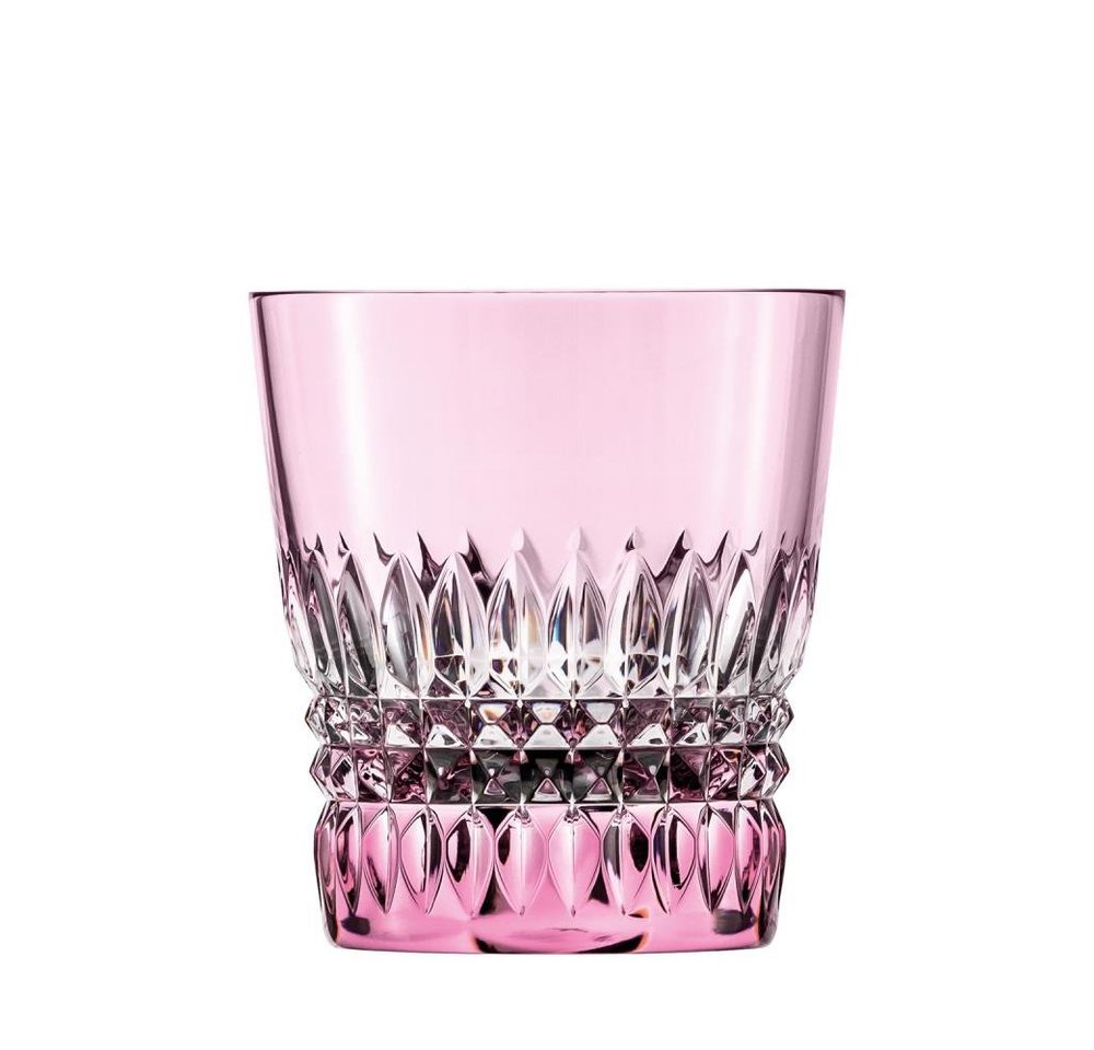 ARNSTADT KRISTALL Tumbler-Glas Empire rosa (9,5 cm) Kristallglas mundgeblasen · handgeschliffen · Han von ARNSTADT KRISTALL