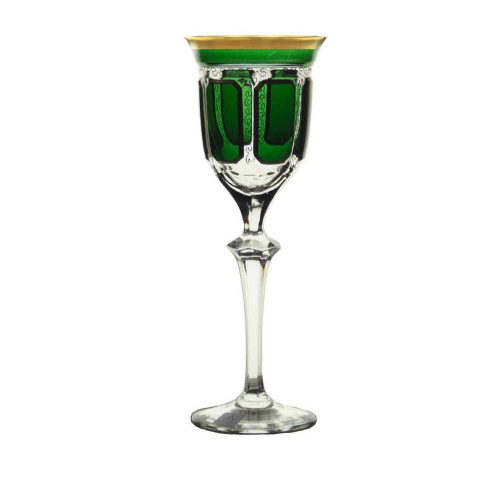 ARNSTADT KRISTALL Weinglas Weinglas Antike smaragd grün (23,5 cm) - Kristallglas mundgeblasen · v von ARNSTADT KRISTALL