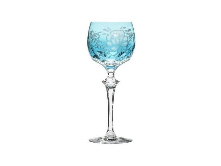 ARNSTADT KRISTALL Weinglas Weinglas Primerose Azur (21,5cm) - Kristallglas mundgeblasen · von Han, Kristallglas von ARNSTADT-KRISTALL