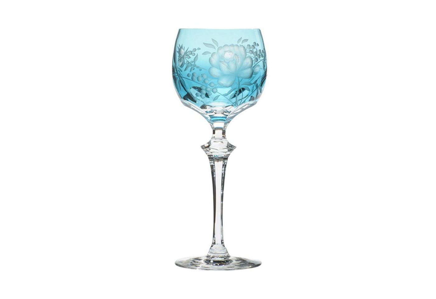 ARNSTADT KRISTALL Weinglas Weinglas Primerose Azur (21,5cm) - Kristallglas mundgeblasen · von Han, Kristallglas von ARNSTADT KRISTALL