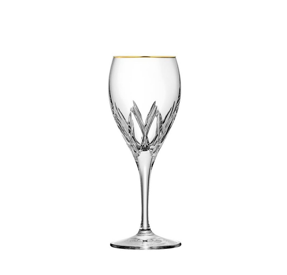 ARNSTADT KRISTALL Weinglas Weissweinglas London Gold (19,5 cm) - Kristallglas mundgeblasen · von, Kristallglas von ARNSTADT KRISTALL